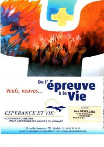 mouvement chrtien pour les premires annes du veuvage - De l'preuve  la Vie 