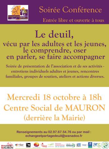 Confrence Le deuil - octobre 2023
