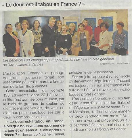 Article Ouest France Assemble Gnrale 2019