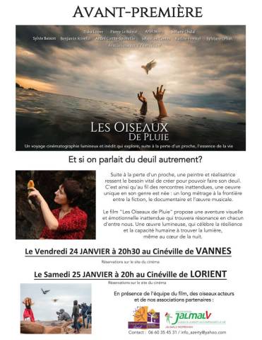 EN AVANT-PREMIRE : Projection du film Les Oiseaux de Pluie - Janvier 2025